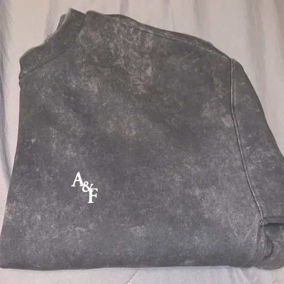 Abercrombie Mens Boys Smoke Tie Dye crew neck sweatshirt XS - Picture 2 of 4